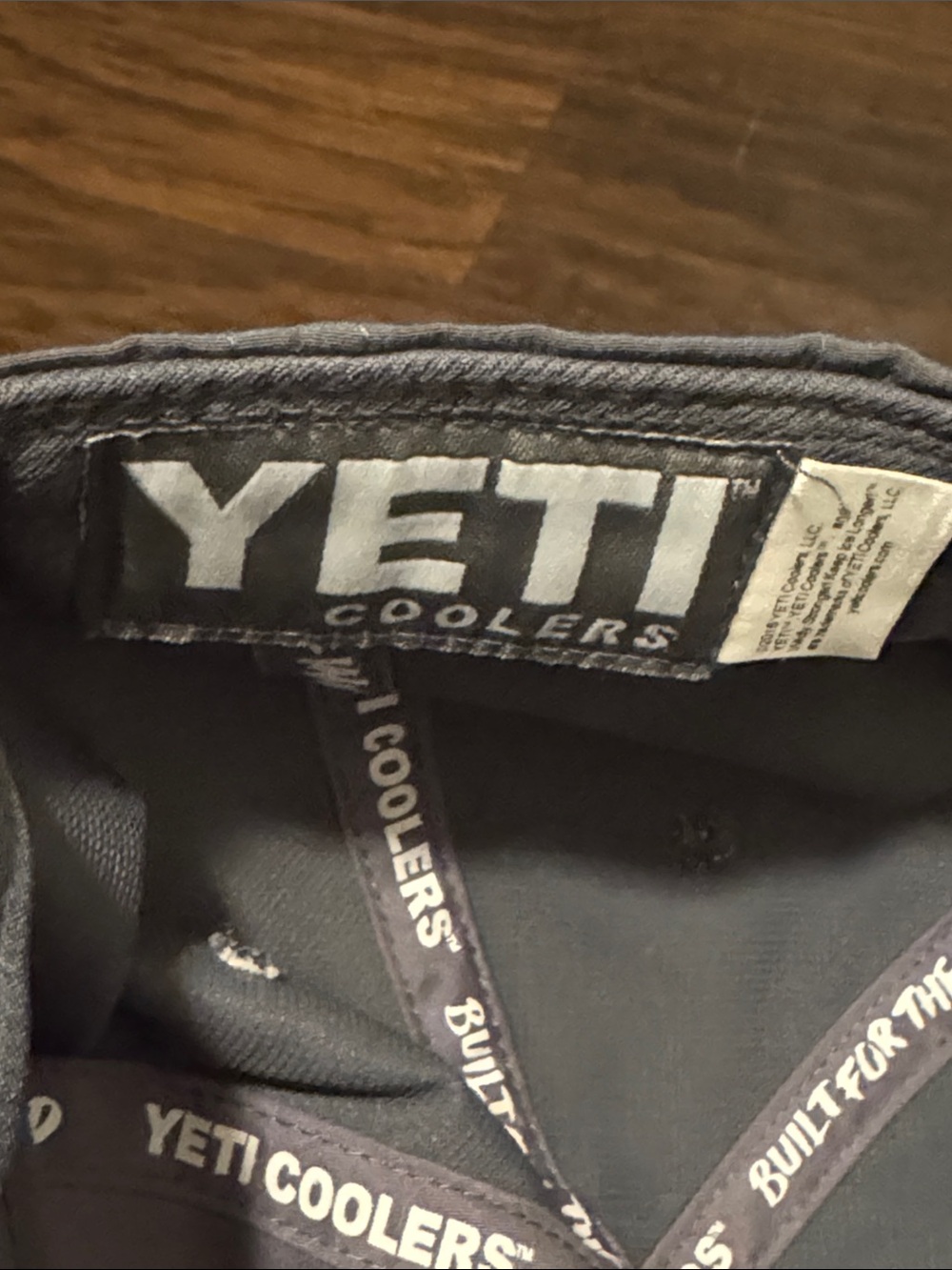 Yeti Gray Cap with White Rope Trim - Picture 5 of 7